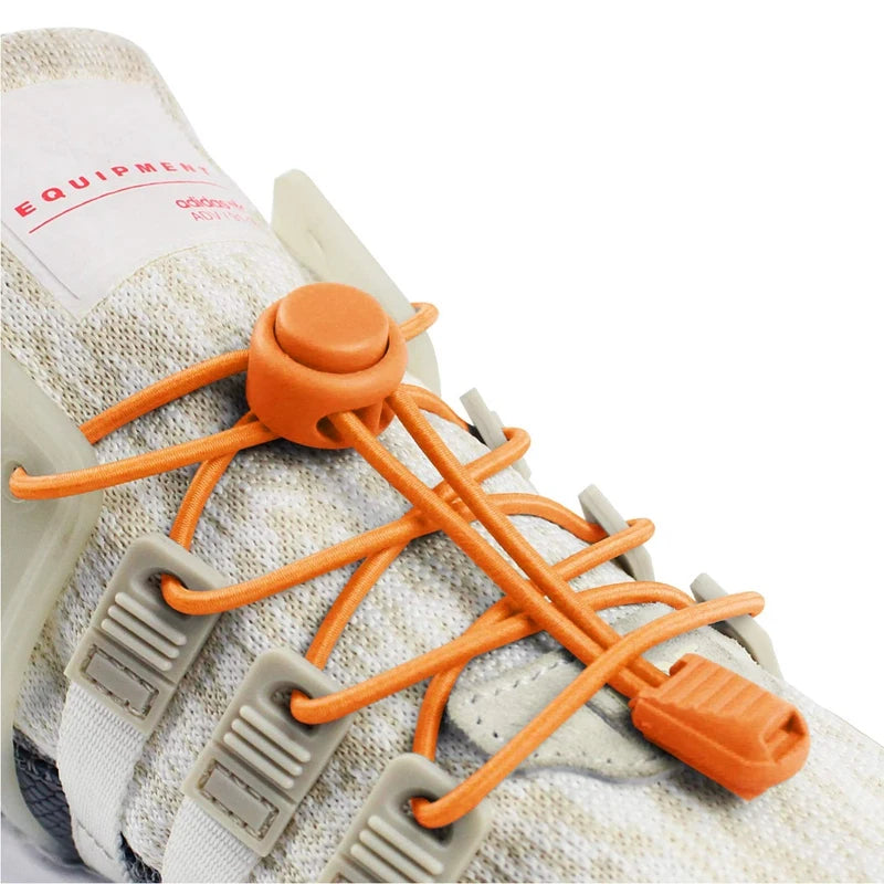 Quality Lock Shoe laces Round Tennis Laces Without ties Adult Kids Sneakers Elastic Shoelaces Rubber Bands for Shoes Accesories